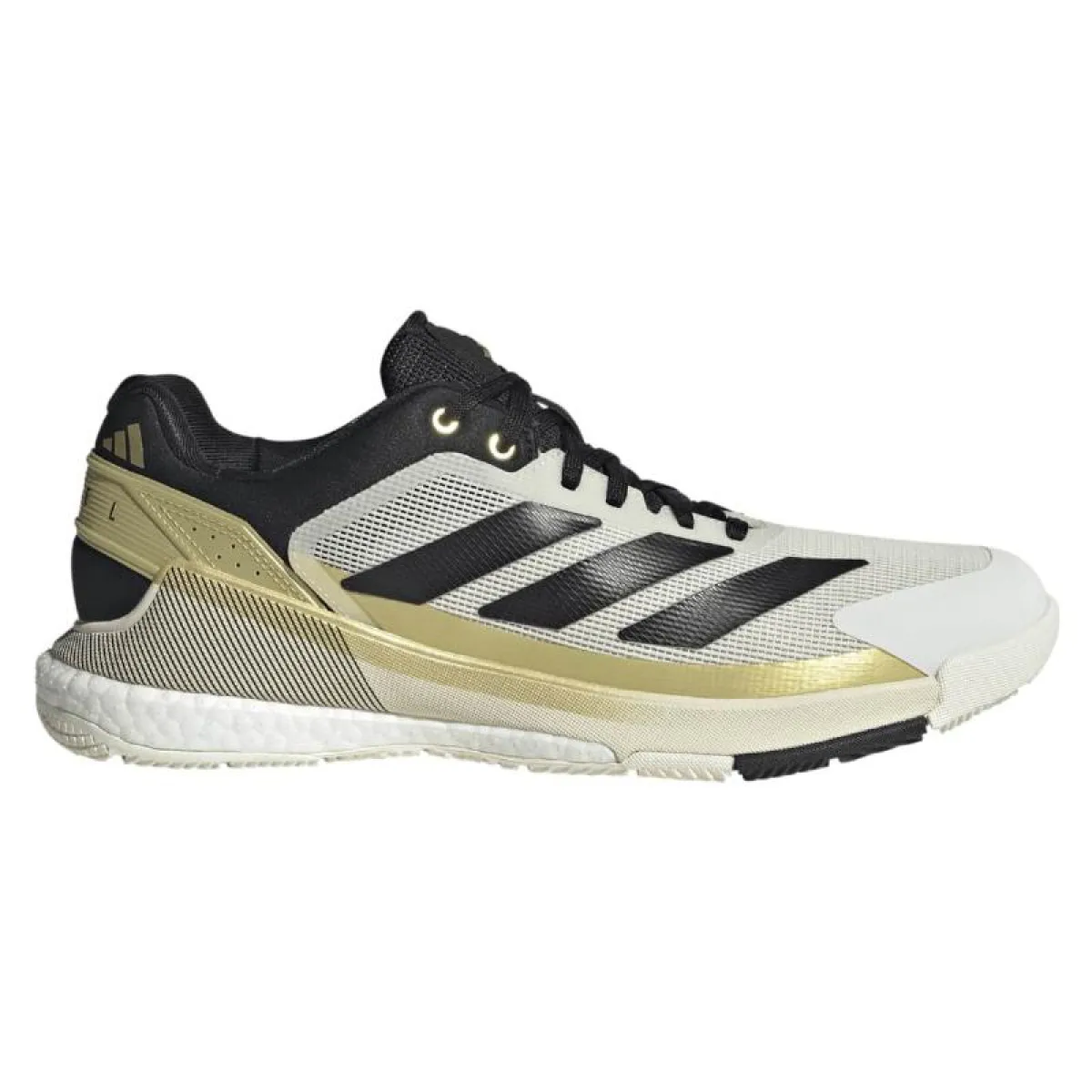 Adidas Crazyquick Boost Padel White Black Gold Sneakers