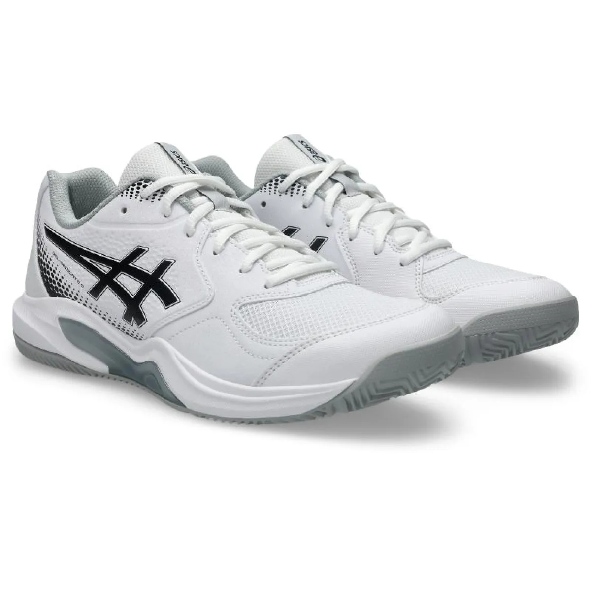 Asics Gel Dedicate 9 Padel White Black Sneakers
