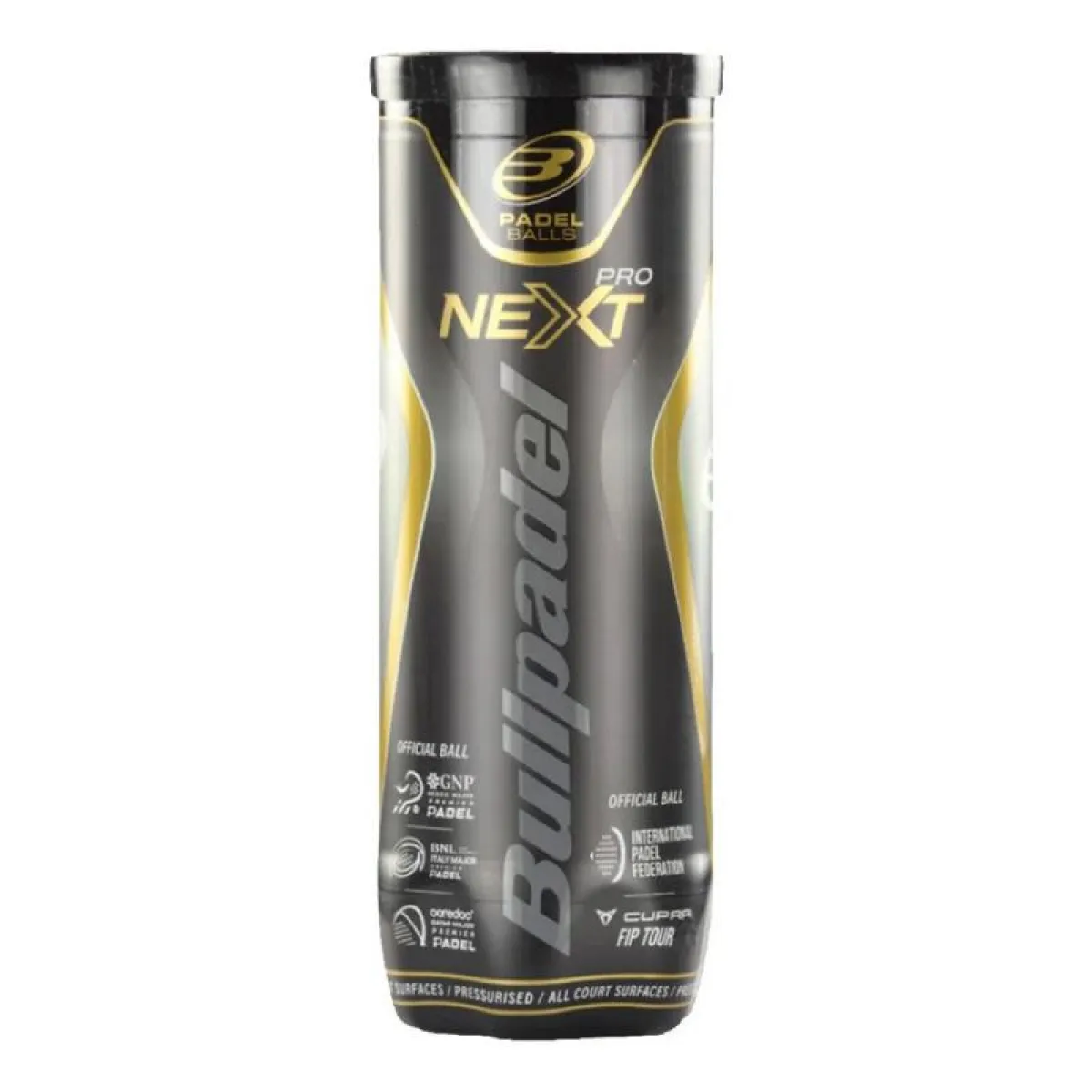 Can of 3 Balls Bullpadel FIP Next Pro