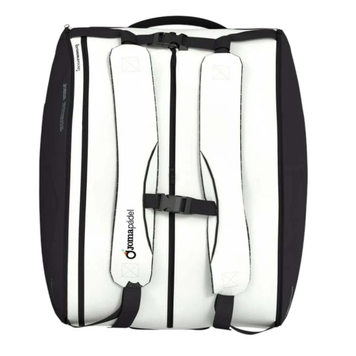 Joma Padel Black White Padel Bag
