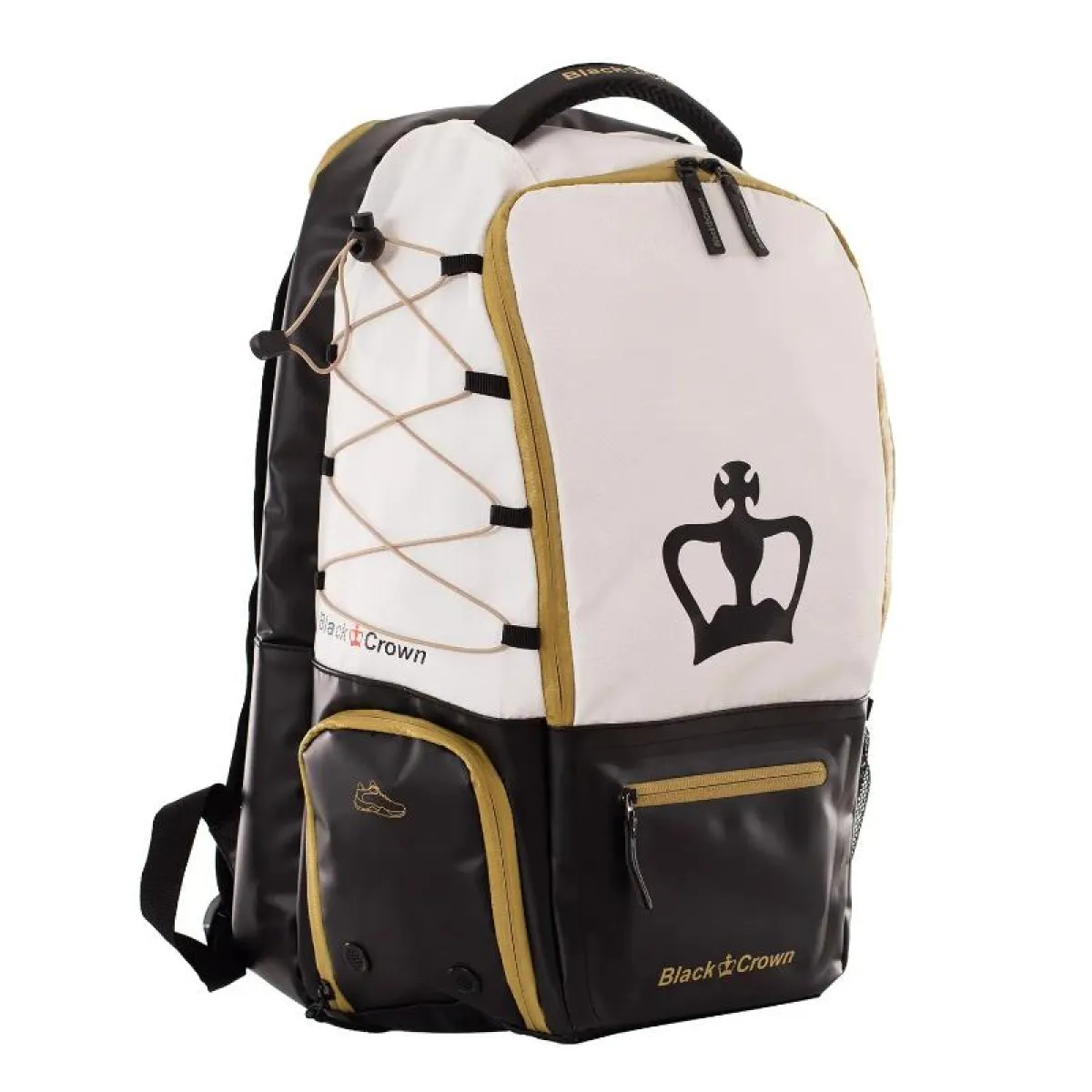 Black Crown Raptor V2 White Gold Backpack