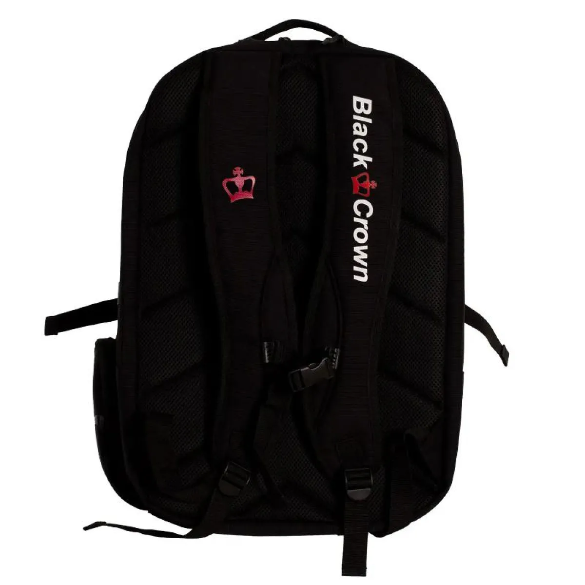 Black Crown Spartan Black Red Backpack