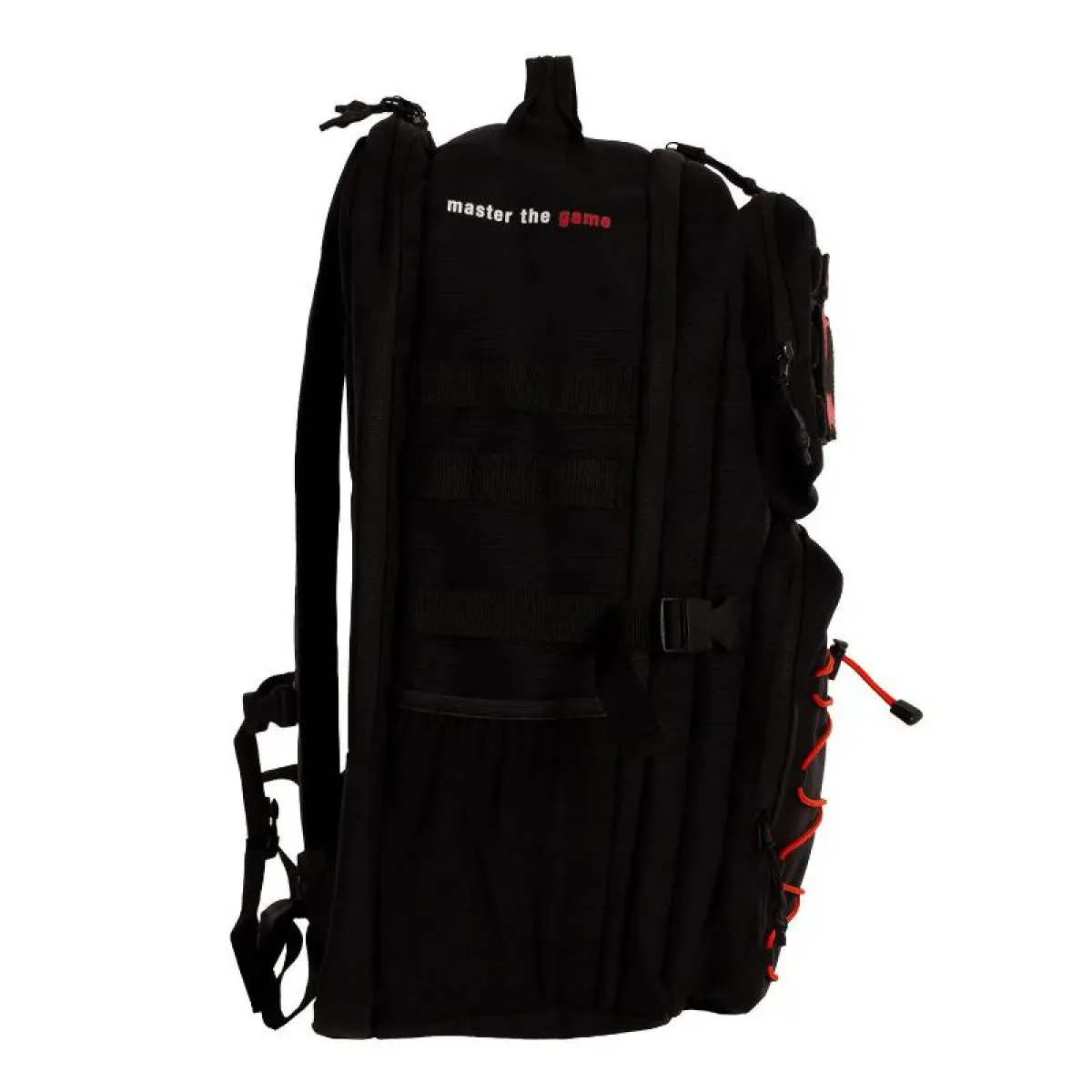 Black Crown Spartan Black Red Backpack
