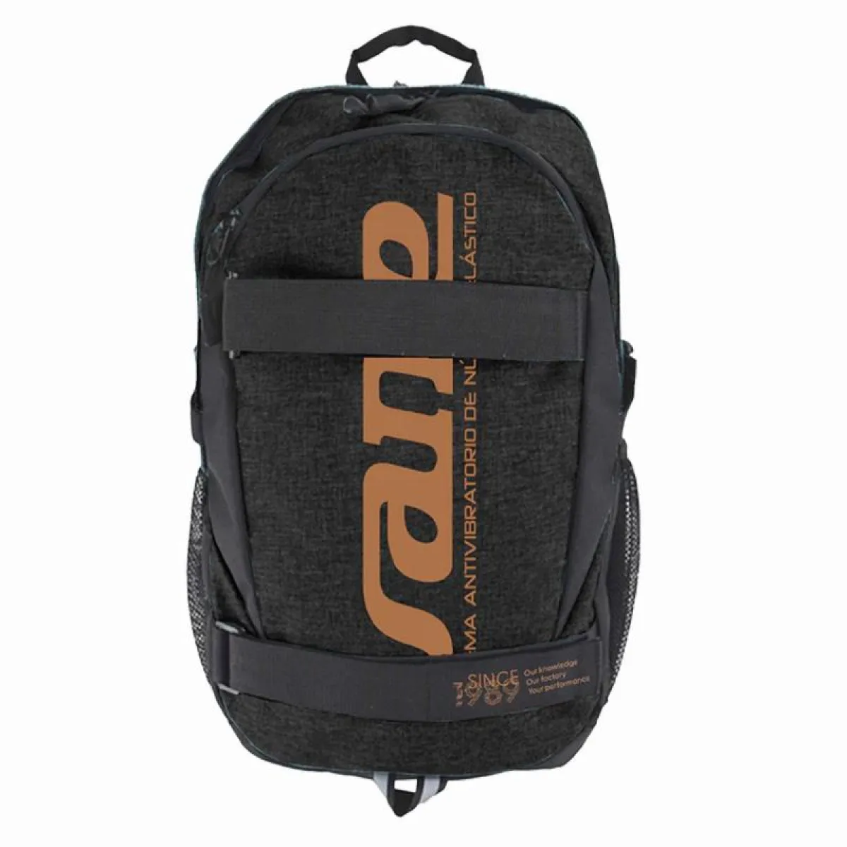 Sane Practice Black Beige Backpack
